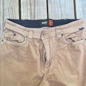 Howler Brothers Tan Corduroy Pants Relaxed Fit EUC 35x32